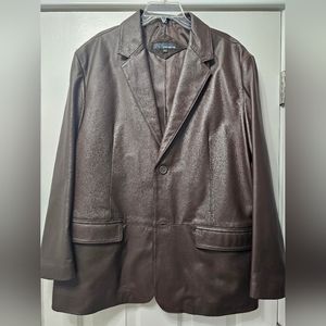Men's Leather Sport Coat 44s Jones New York